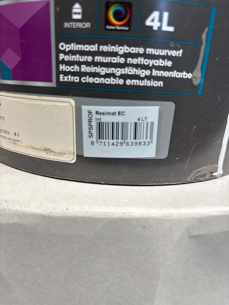SPS Premium Resimat EC - Blackened (KB Farrow & Ball 2011) ean_label