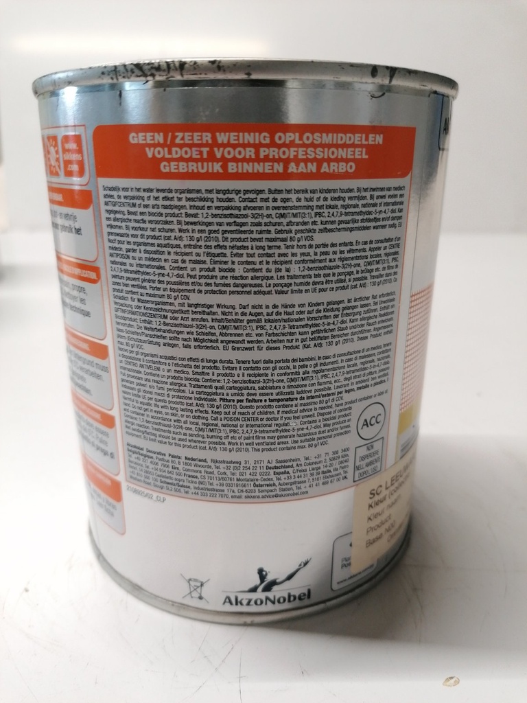 Sikkens Rubbol BL Ventura Satin - Ombergrijs (RAL 7022) extra