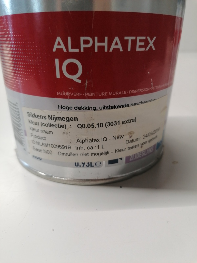 Sikkens Alphatex IQ - (Sikkens Q0.05.10 (3031 extra)) label2