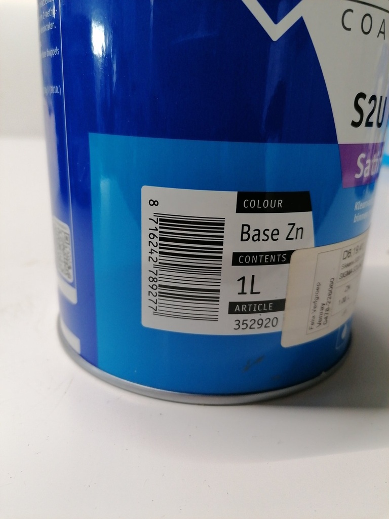 Sigma Coatings S2U Nova Satin - (Sikkens 5051 D6.19.41) ean_label