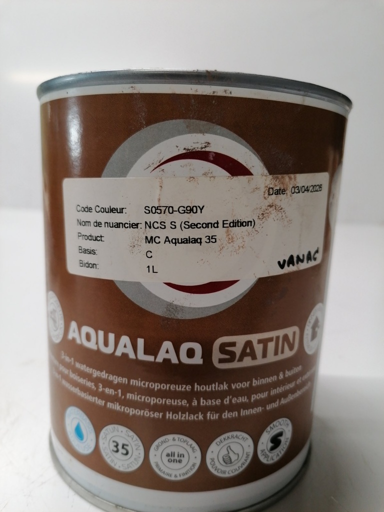 Libert Aqualac Satin 35 - NCS S (Second Edition) (NCS S 0570-G90Y) label2
