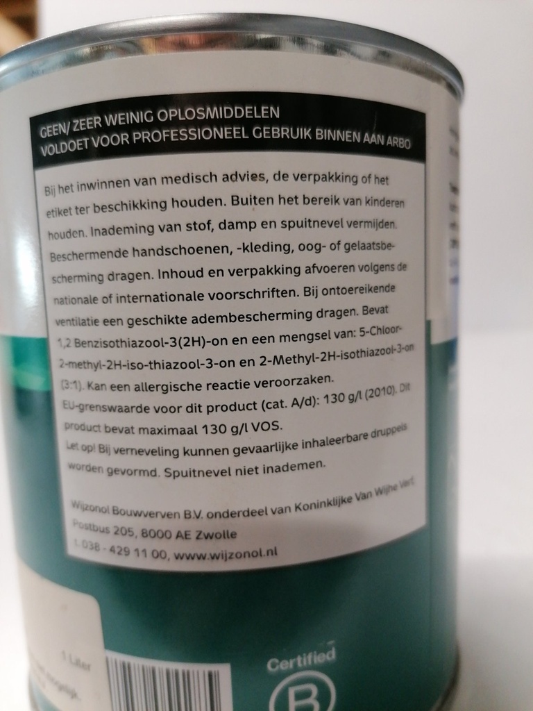 Wijzonol AQUA Zijdeglans - (Sikkens ACC CN.02.37) label3
