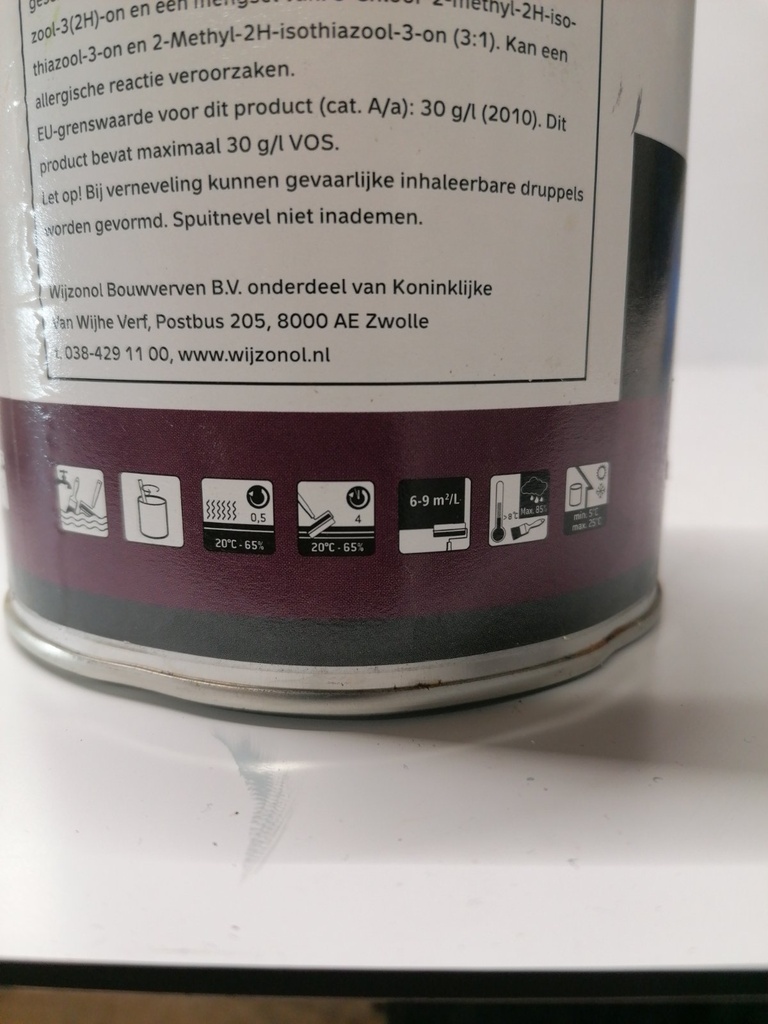 Wijzonol Wijzotex Mat - Muisgrijs (RAL 7004) extra2