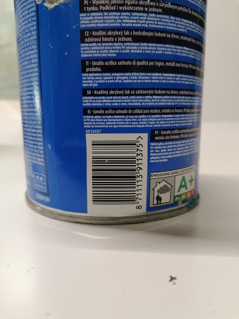 Spectrum 2 in 1 Satin paint - Platingrijs (RAL 7036) ean_label