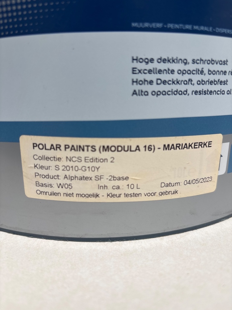 Sikkens Alphatex SF - (NCS S 2010-G10Y) label2
