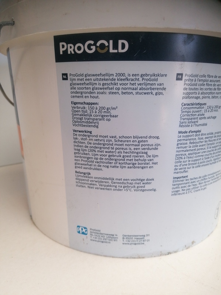 ProGold Glasweefsellijm 2000 - Transparant back