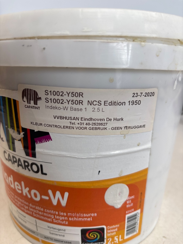 Caparol Indeko-W - (NCS S 1002-Y50R) label2