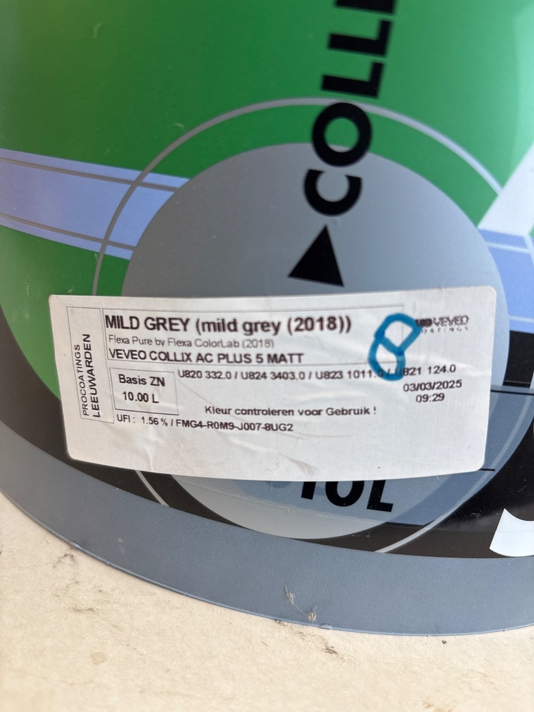 Veveo Collix AC Plus 5 Matt - MILD GREY (mild grey (2018)) label2