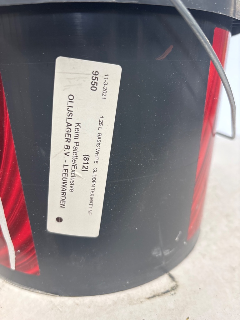 Glidden Professional Tex Matt NF - Wit label2