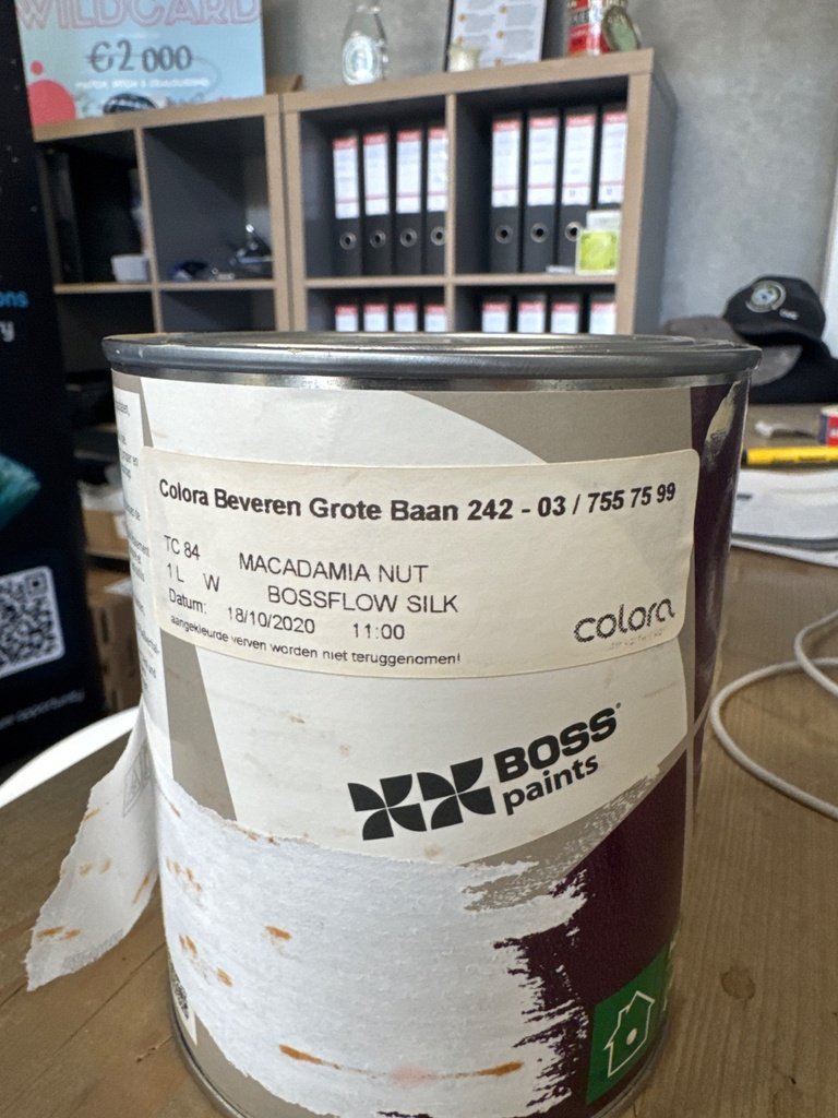 Boss Paints Bossflow Silk - Macadamia Nut label2