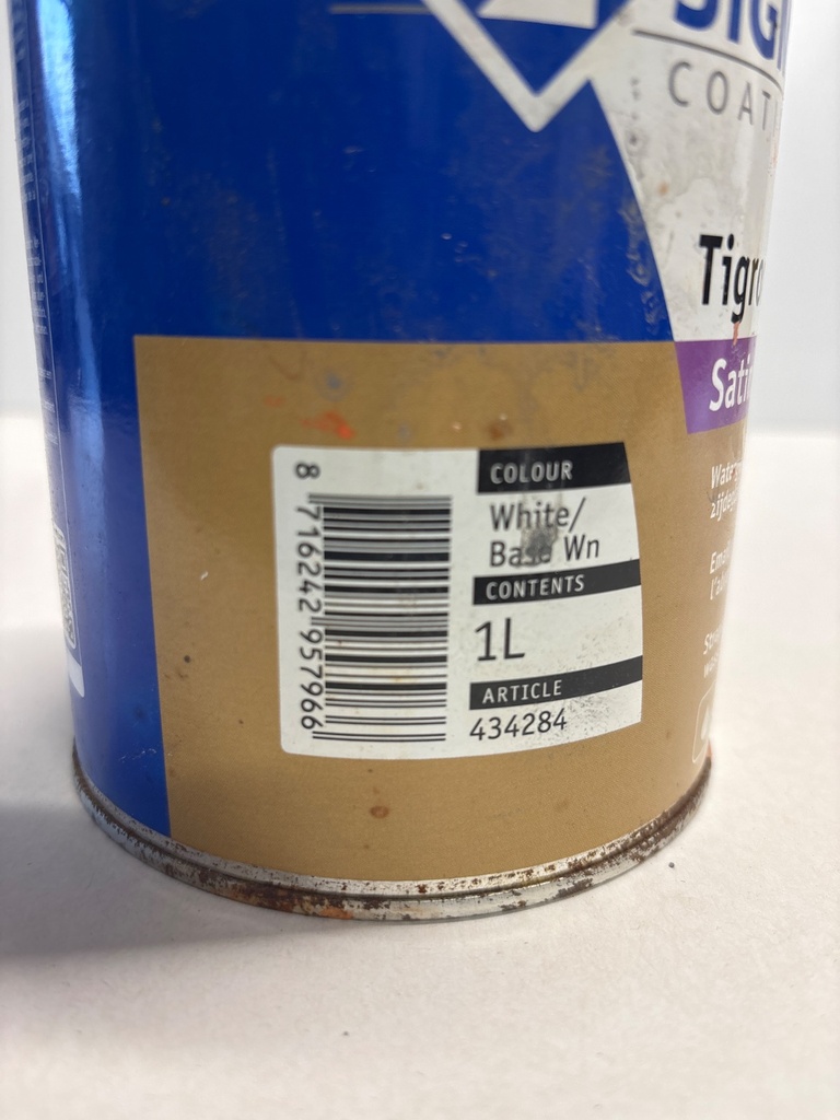 Sigma Coatings Tigron Aqua Satin - White ean_label