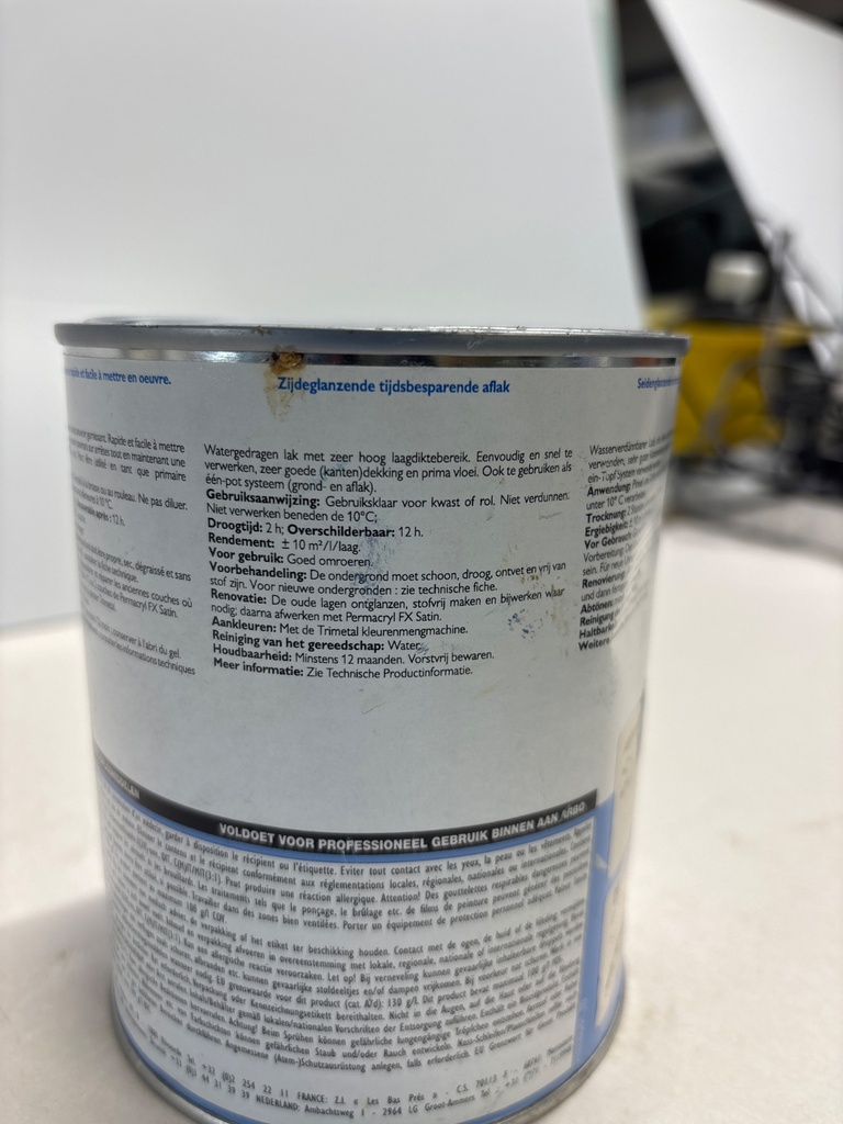 Trimetal Permacryl FX Satin - Frosted Sand (D605C) back