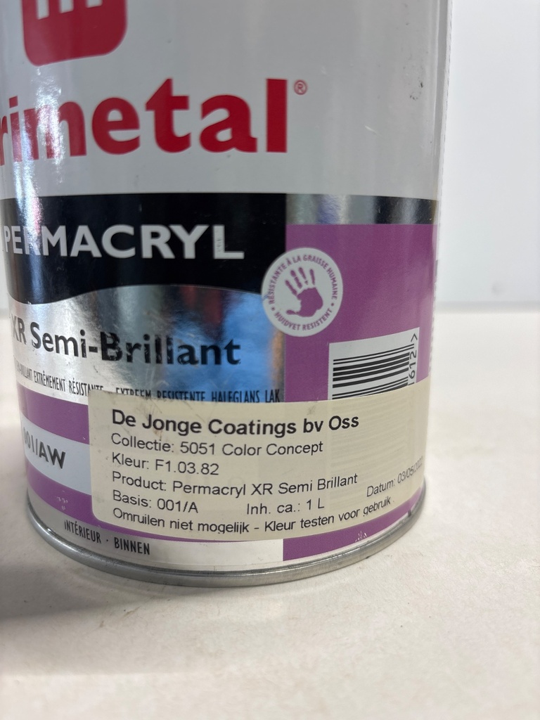 Trimetal Permacryl XR Semi-Brillant - (F1.03.82) label2
