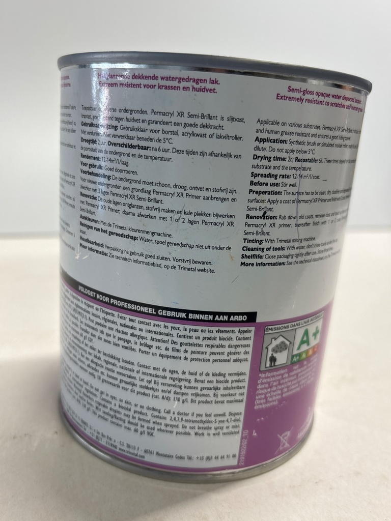 Trimetal Permacryl XR Semi-Brillant - (F1.03.82) back2