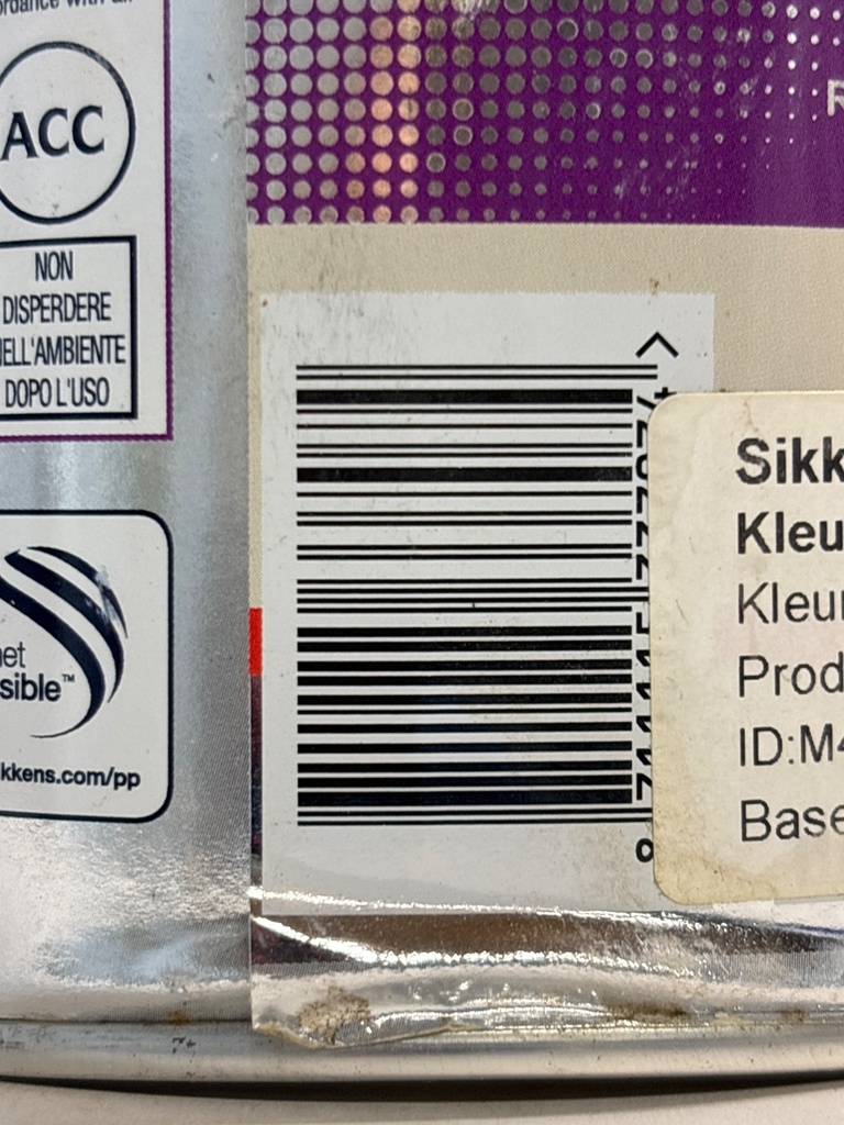 Sikkens Rubbol BL Rezisto High Gloss - Crèmewit (RAL 9001) ean_label
