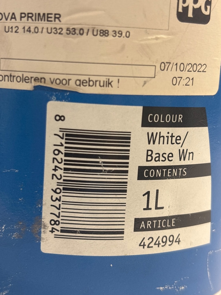 Sigma Coatings S2U Nova Primer - Seidengrau (RAL 7044) ean_label