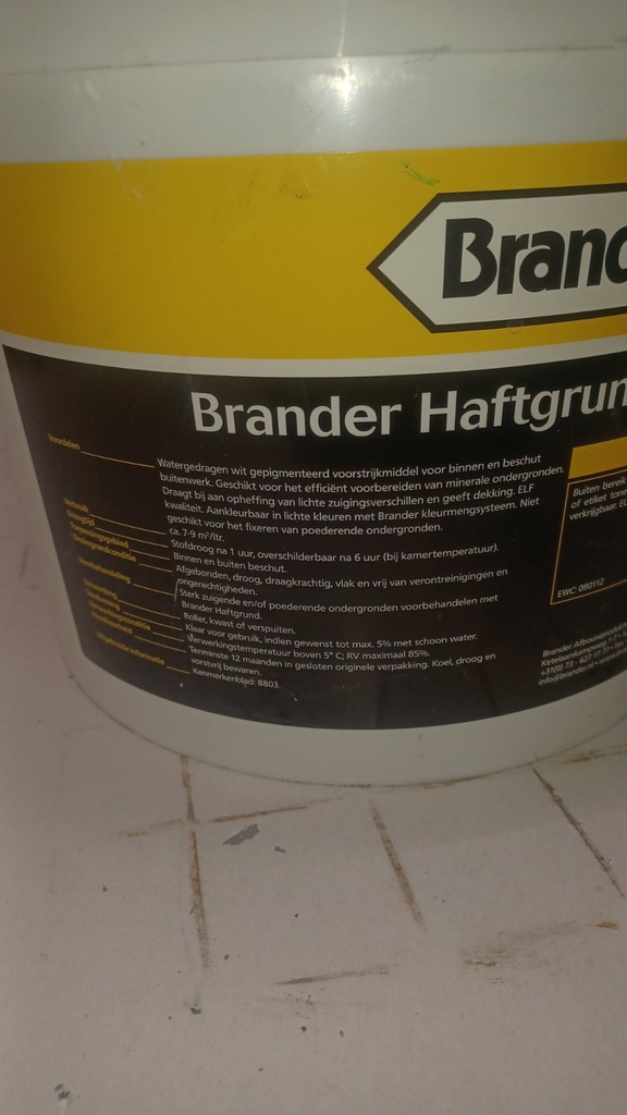 Brander Haftgrund Dekkend - Wit back