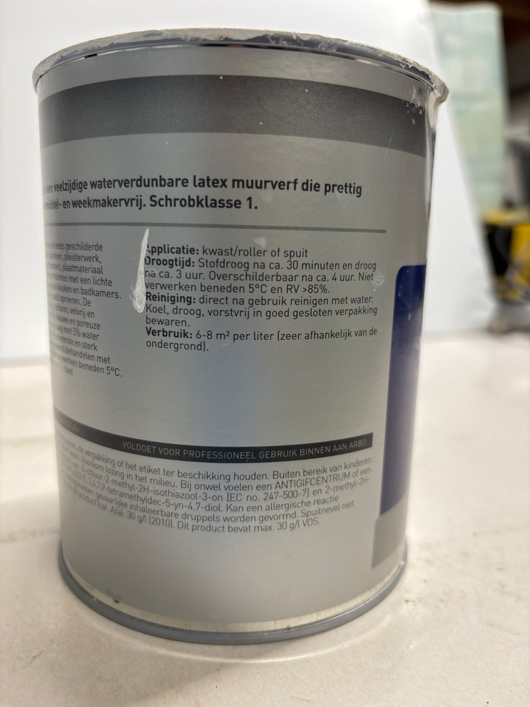 Droste Coatings Alaska+ latex - mix wit back2