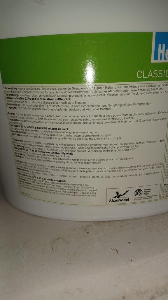 Herbol Classic Grund - (NCS S 1002-Y20R) back