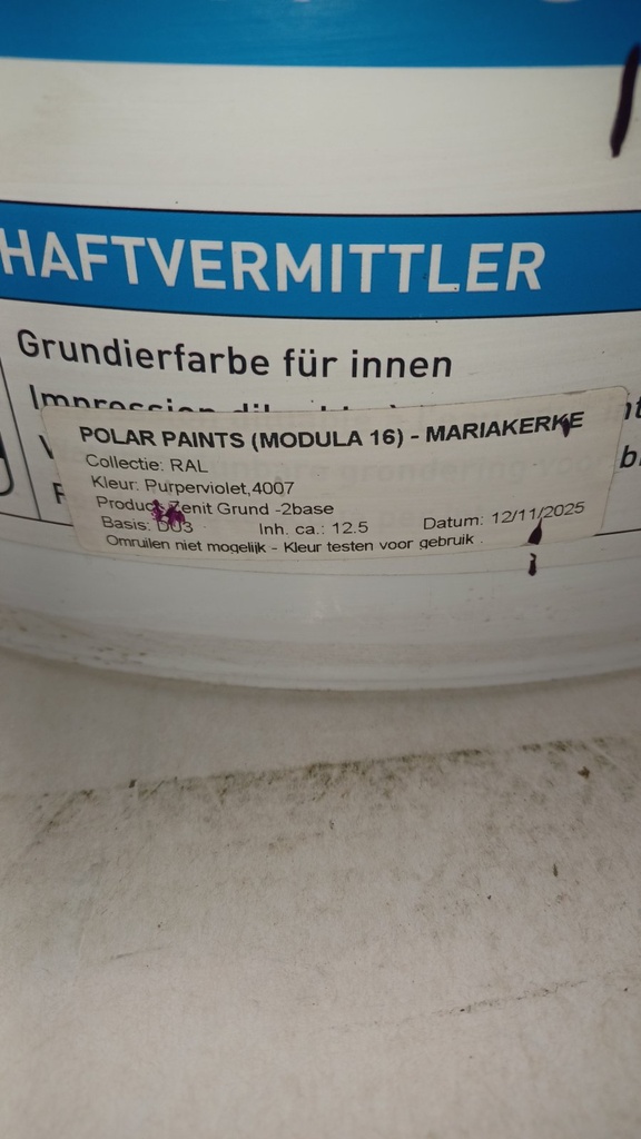 Herbol Zenit Grund - Purperviolet (RAL 4007) label2