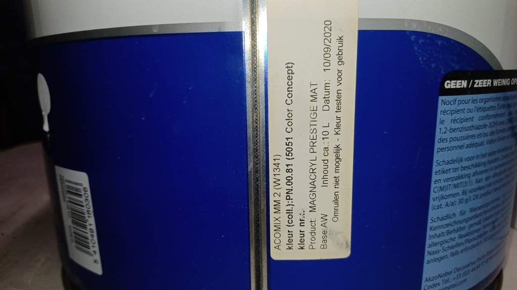 Trimetal Magnacryl Prestige Mat - (P.N.00.81) label2