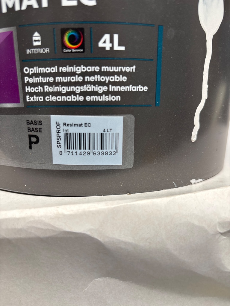SPS Premium Resimat EC - Strong White (Farrow & Ball 2001) ean_label