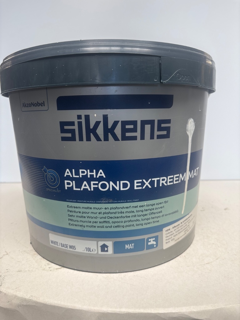 Sikkens Alpha Plafond Extreem Mat - Muslin (Cust. Req.) (D206B (AN Col.Alt.))