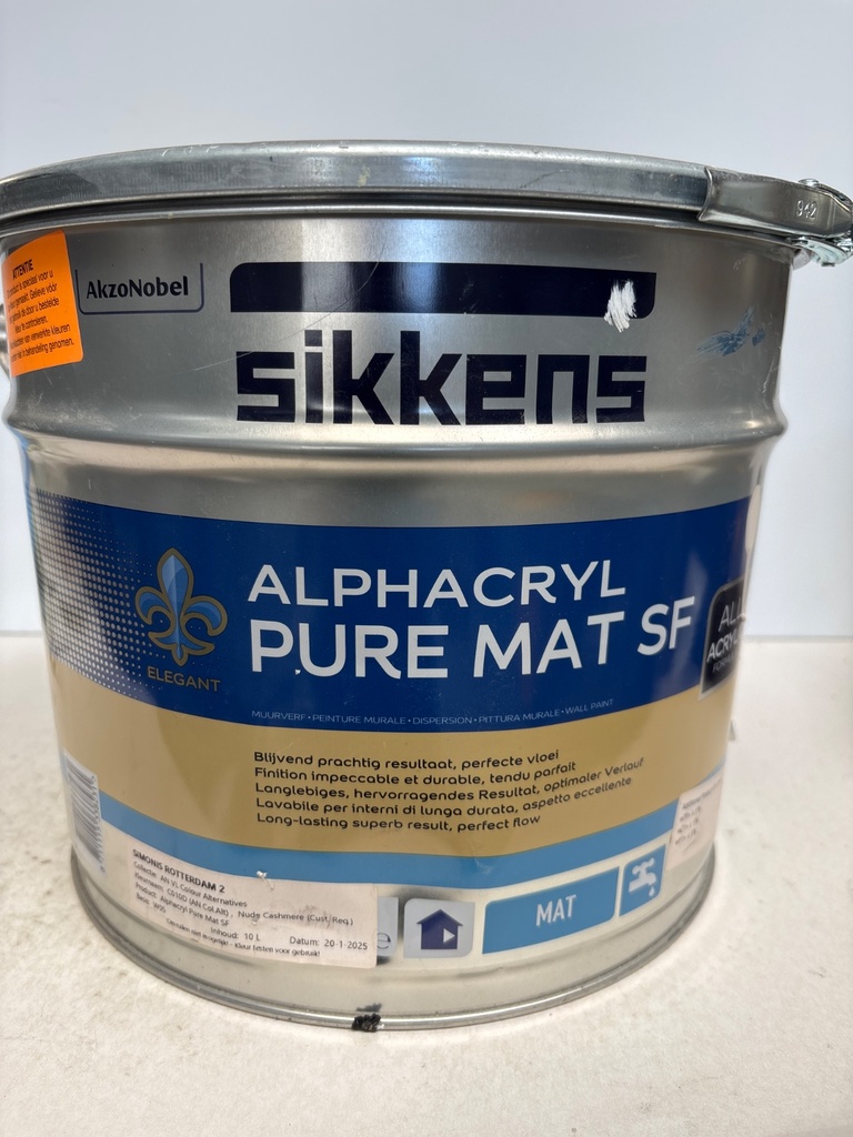 Sikkens Alphacryl Pure Mat SF 10L