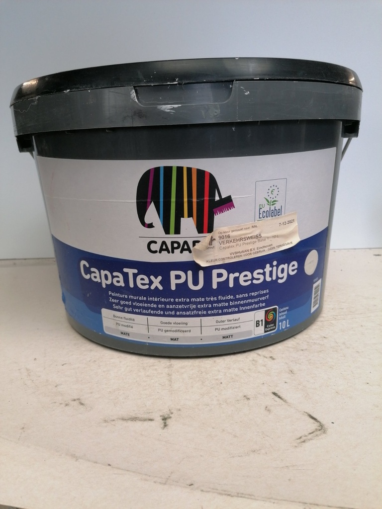 Caparol CapaTex PU Prestige - Verkehrsweiss (RAL 9016)