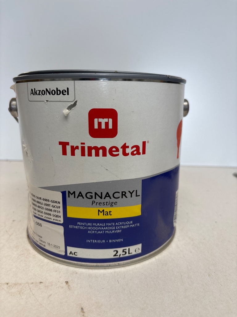 Trimetal Magnacryl Prestige Mat 2.5L