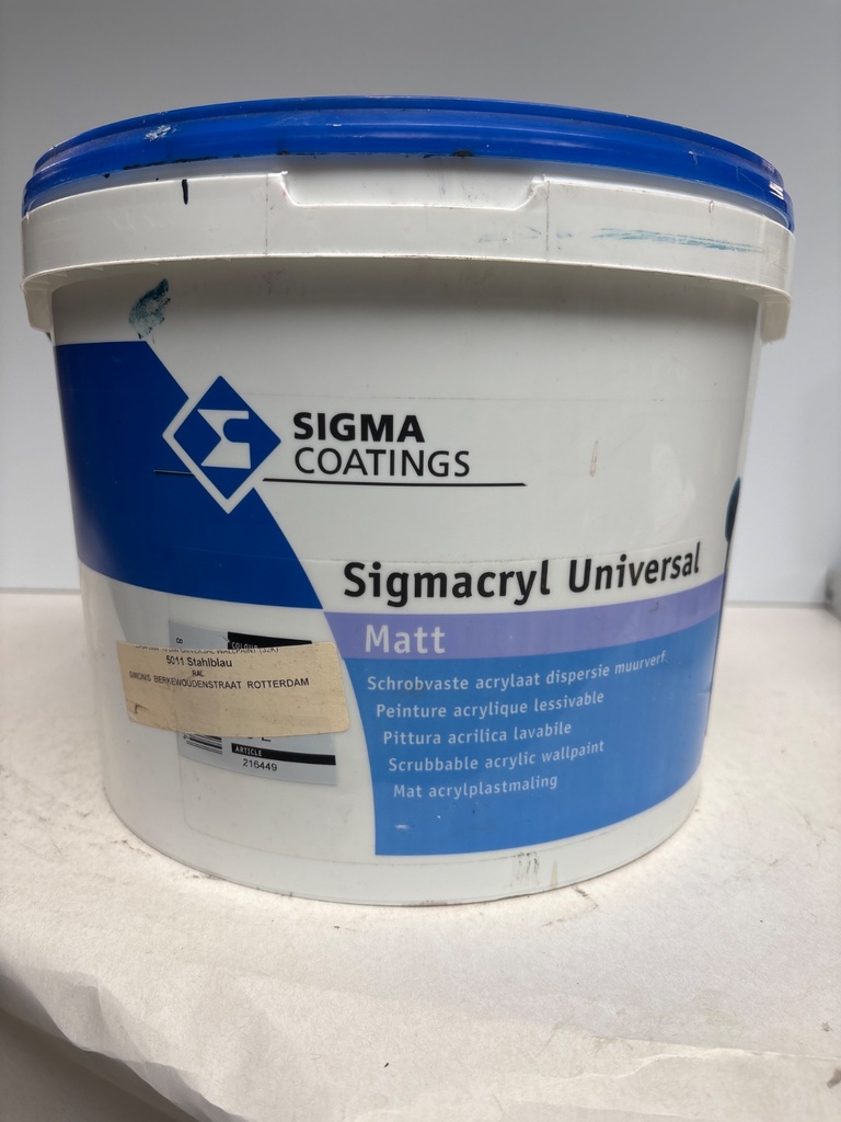 Sigma Coatings Sigmacryl Universal Matt - Stahlblau (RAL 5011)