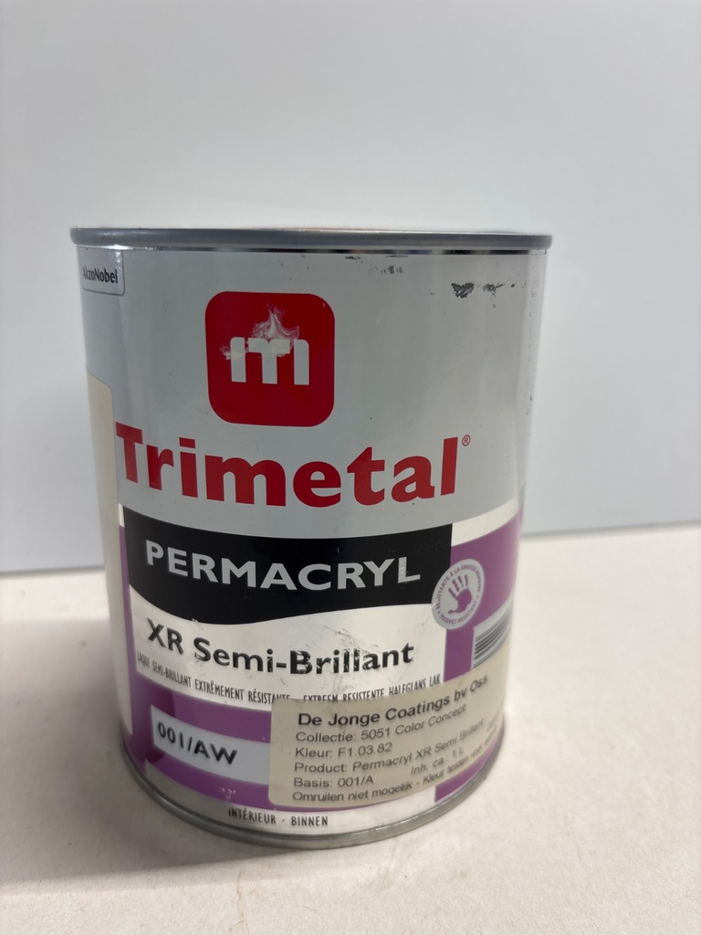 Trimetal Permacryl XR Semi-Brillant - (F1.03.82)