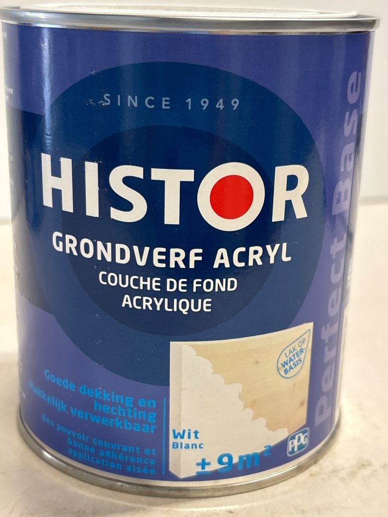 Histor Grondverf Acryl 0.75L