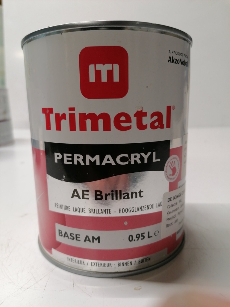 Trimetal Permacryl AE Brillant - Geelgrijs (RAL 7034)