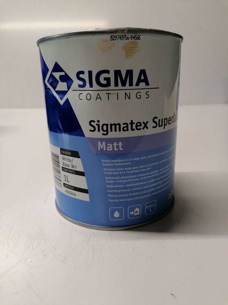 Sigma Coatings Sigmatex Superlatex Matt - White
