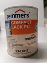 Remmers Compact-Lack PU - Verkeerszwart (RAL 9017)