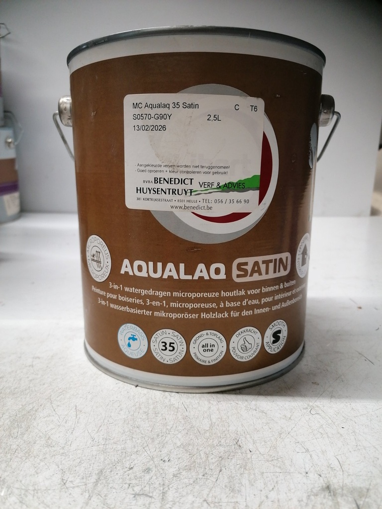 Libert Paints MC Aqualac 35 Satin 2.5L