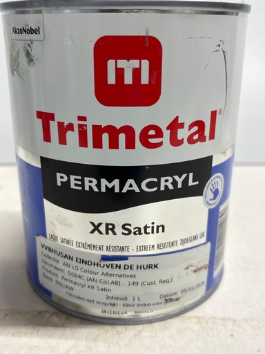 Trimetal Permacryl XR Satin - D004C (AN Col.Alt), 149 (Cust. Req.) (AN LG Colour Alternatives D004C)