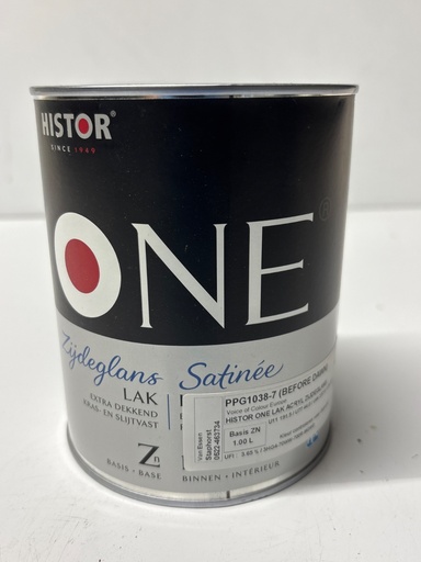 [VKW/26/0487] Histor ONE Lak Acryl Zijdeglans 1L
