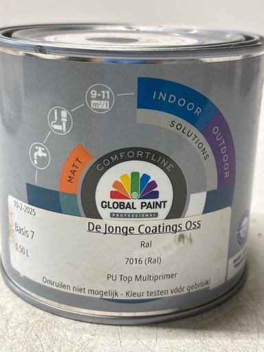[VKW/26/0566] Global Paint PU Top Multiprimer 0.455L