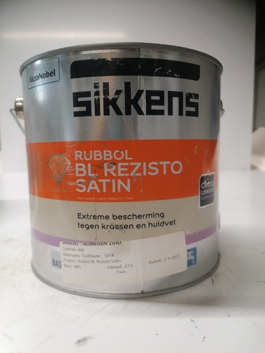 [VKW/26/0628] Sikkens Rubbol BL Rezisto Satin 2.5L