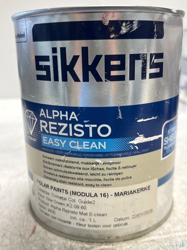 [VKW/26/0860] Sikkens Alpha Rezisto Easy Clean 1L