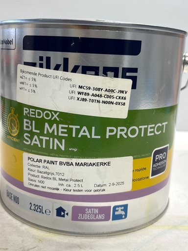 [VKW/26/0970] Sikkens Redox BL Metal Protect Satin 2.5L