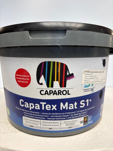 Caparol CapaTex Mat S1+ 9.4L